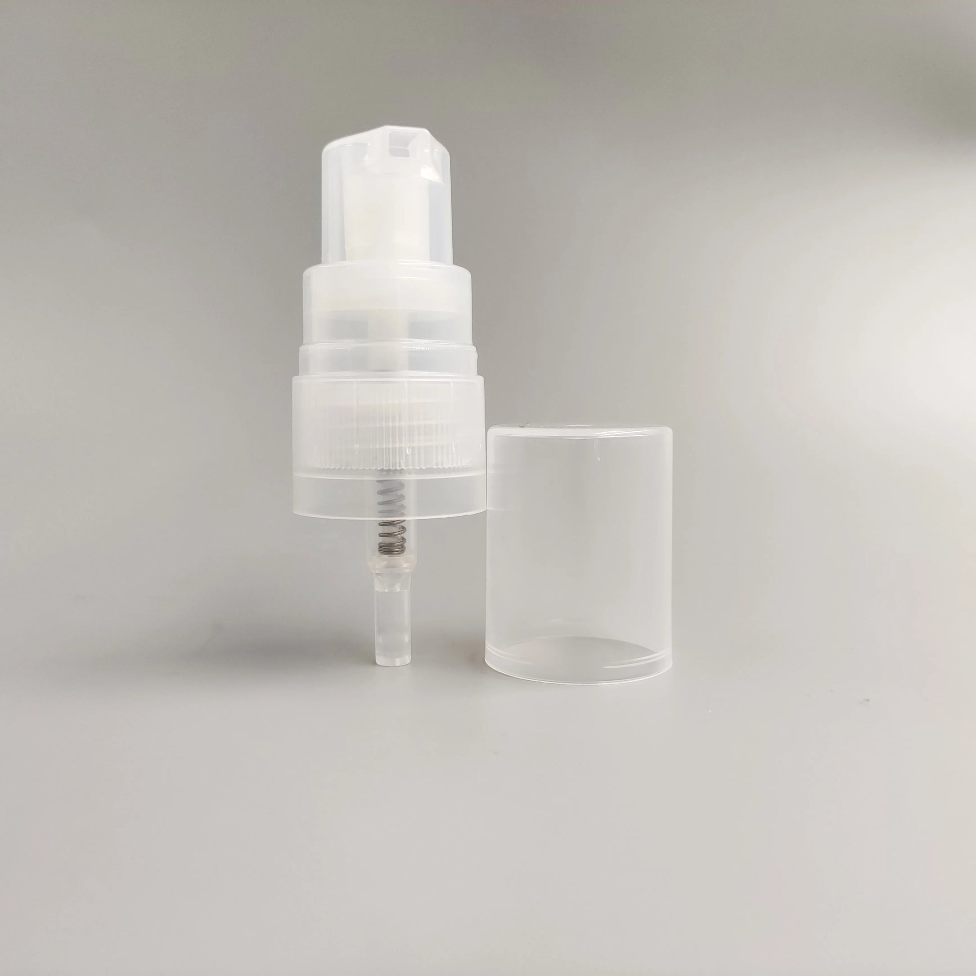 Custom Colorful  Materials  Recyclable Plastics Foam Pump Facial Cleanser Mousse Foam Pump 24/410 24mm Soap Pump Foam