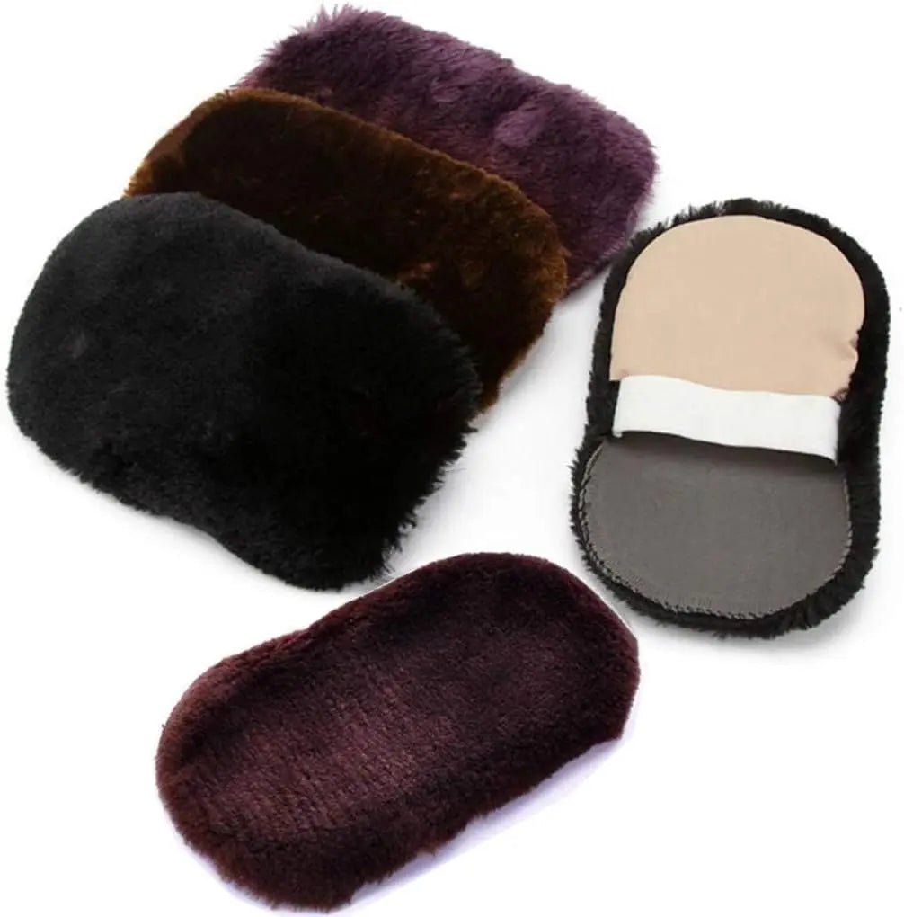 Best Selling Leather Bags Leather Clothes Shoe Shine Gloves  Universal Plush Polishing Waxing and Oiling Care Accessories