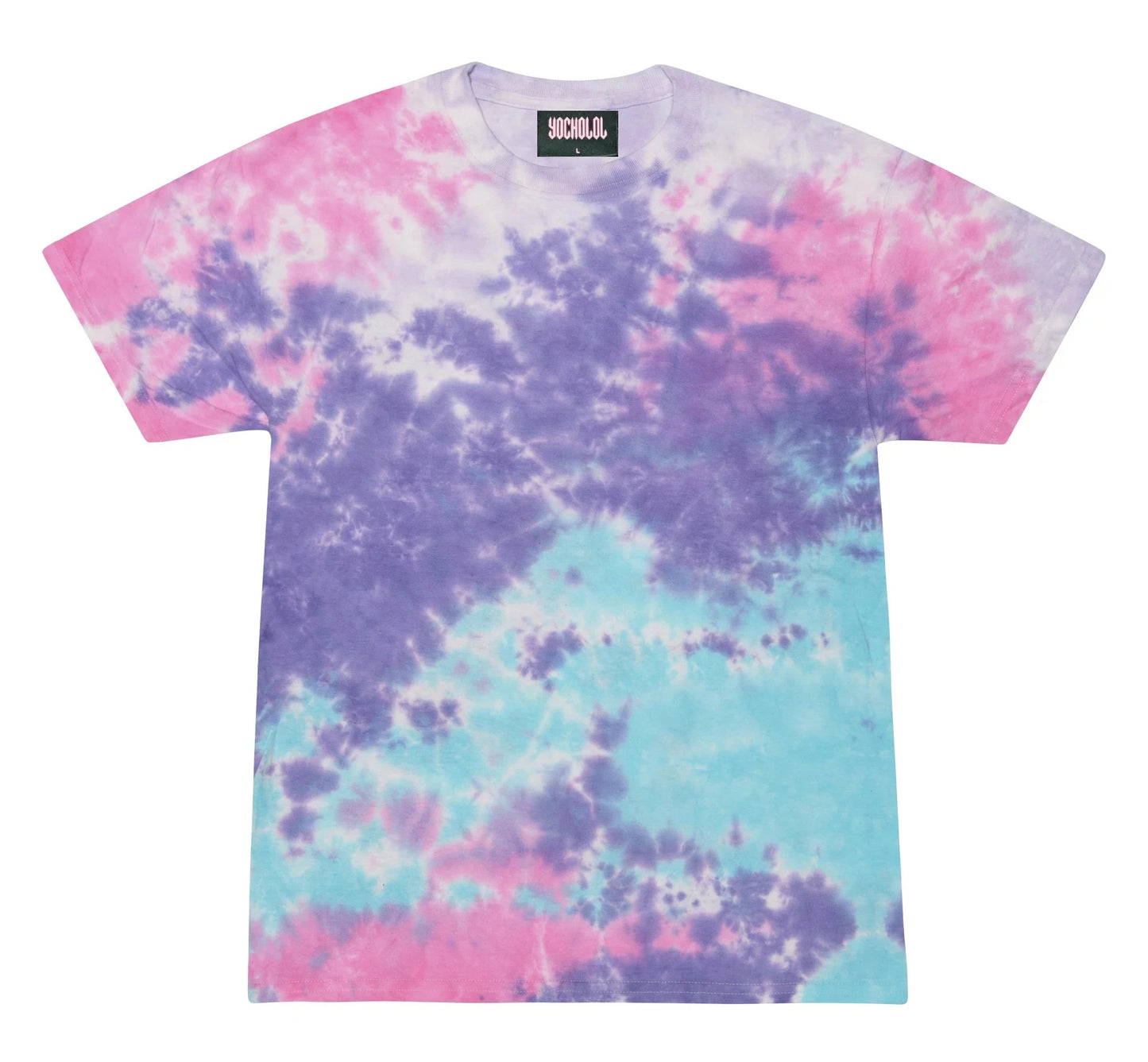 Custom Unisex Breathable Short Casual Tie Dye T Shirts Pastel Colors 100% Cotton Heavyweight for Women