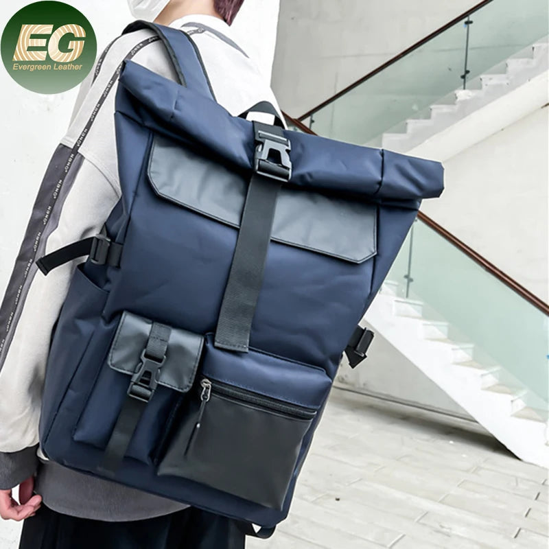 SA104 Wholesale Unisex Oxford Fashion Backpack Waterproof Zipper School Leisure Outdoor Student Logo Custom Sport Polyester