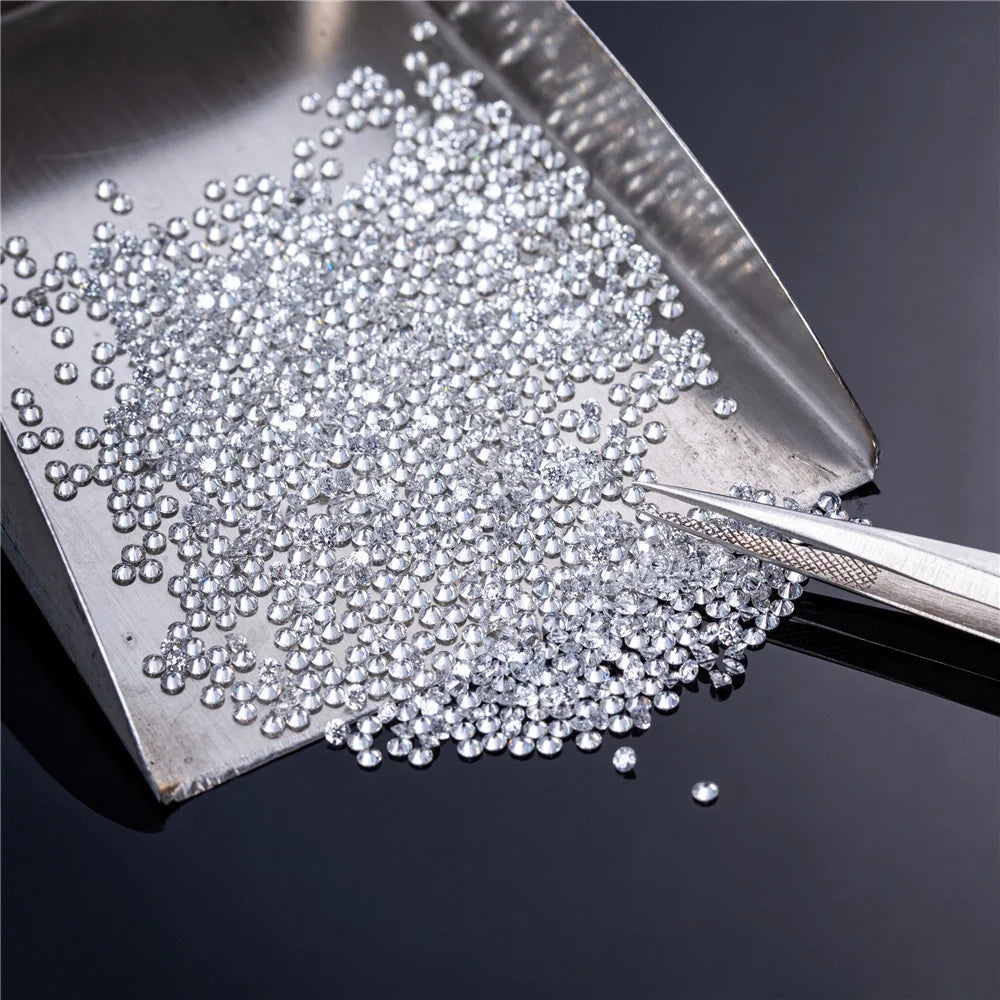 0.7mm - 4.2mm DEF VVS VS Round Excellent Cut Melee Lab Diamond Price Per Carat Loose Lab Grown Diamond