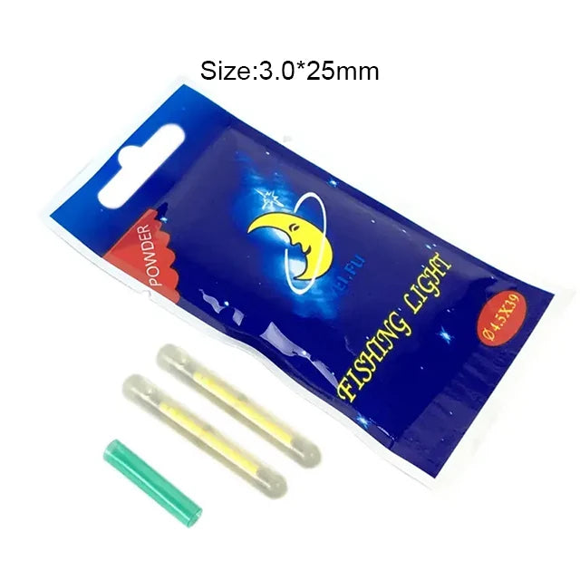 100pcs/box Improve Catch High Fishing Fluorescent Float Light Stick Night Fishing