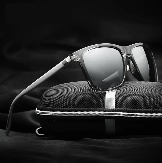 2021 Hot Sale Unisex Retro Aluminum Polarized Sunglasses Women Sun Glasses for Men VEITHDIA 6108