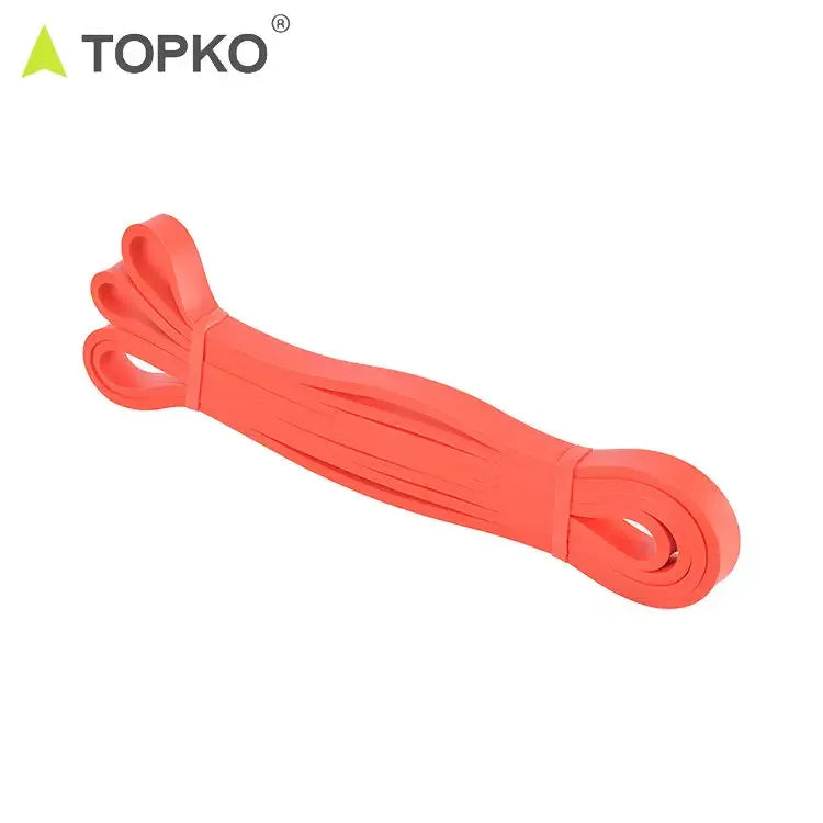 TOPKO Free Sample Eco-friendly Material Fitness Workout Equipment Training  Gym Yoga Exercise Fitness Resistance Bands