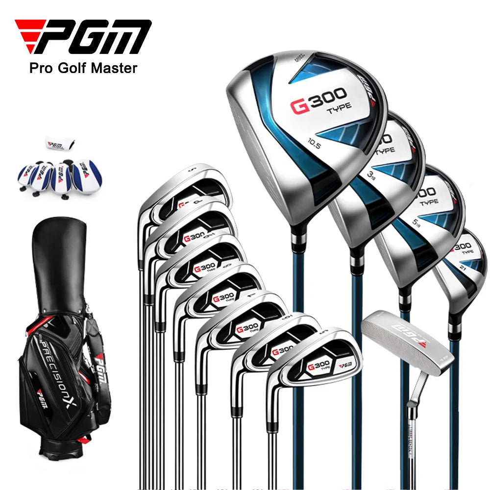 PGM MTG025 G300 Series Left Handed Men Beginner Golf Clubs Complete Set with Golf Bag