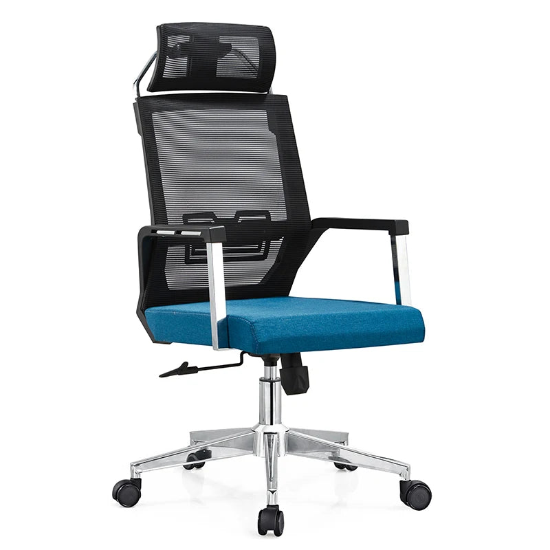 Guangzhou Modern Style High Back Rotating Mesh Office Chair with Pillow Contemporary Furniture for Office Use