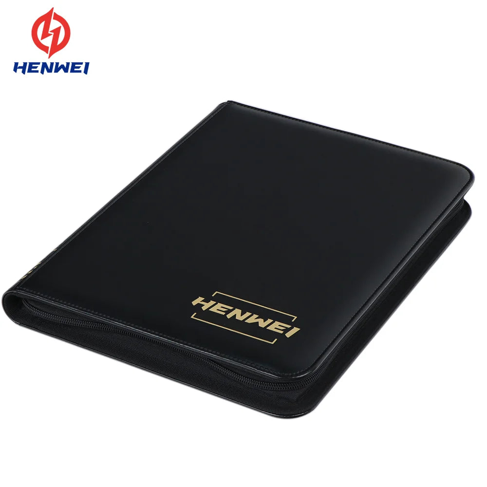 Custom Logo 360 Pockets Leather Baseball Card Folder PU Collection Loading APP Card Album Binder
