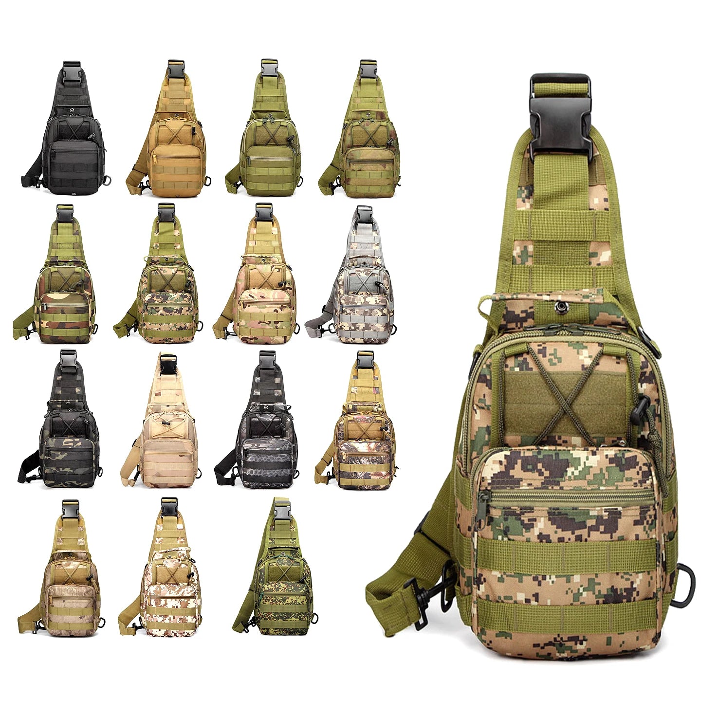 Trauma Rescue Compact Crossbody Sling Messenger Vest Shoulder Chest Reasonable Price Tactical Sling Chest Bag