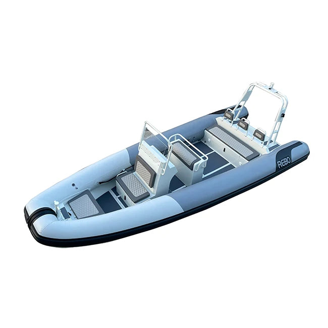 Customized 21ft Rhib 640 Aluminum RIB Orca Hypalon/PVC Inflatable Boats for Family Using
