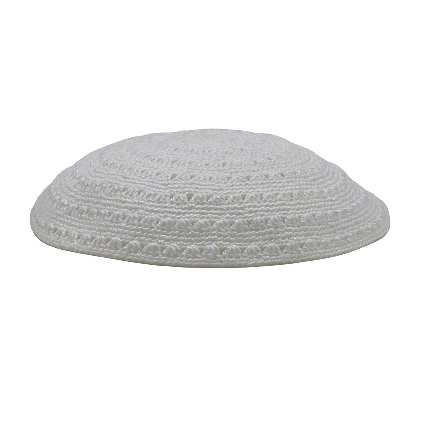 Handmade 100% Cotton Yarmulke Kippah Men's Stylish White Kipa Daily Party Business Customizable Sizes Adults Boys Outdoor
