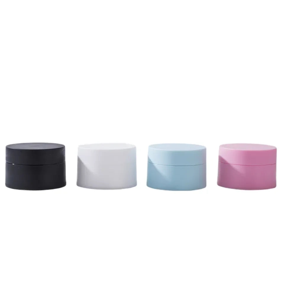 Double Wall Cream PP Plastic Jars Container Frosted 3g 5g 10g 30g 50g 80g for Cosmetic Skin Care