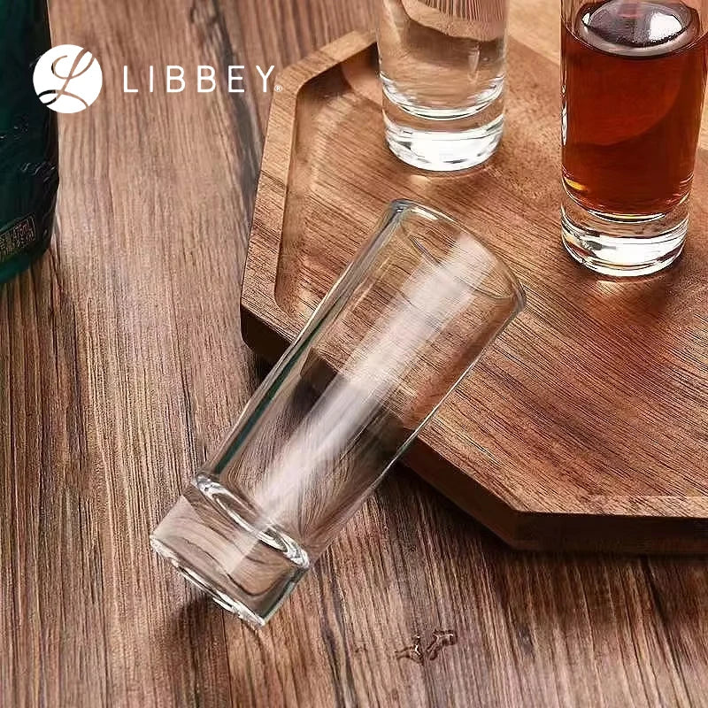 Original Libbey Chicago Whisky Glass Highball Glass Thick Bottom 8-11oz Tequila Shot Glass bar Drinkware