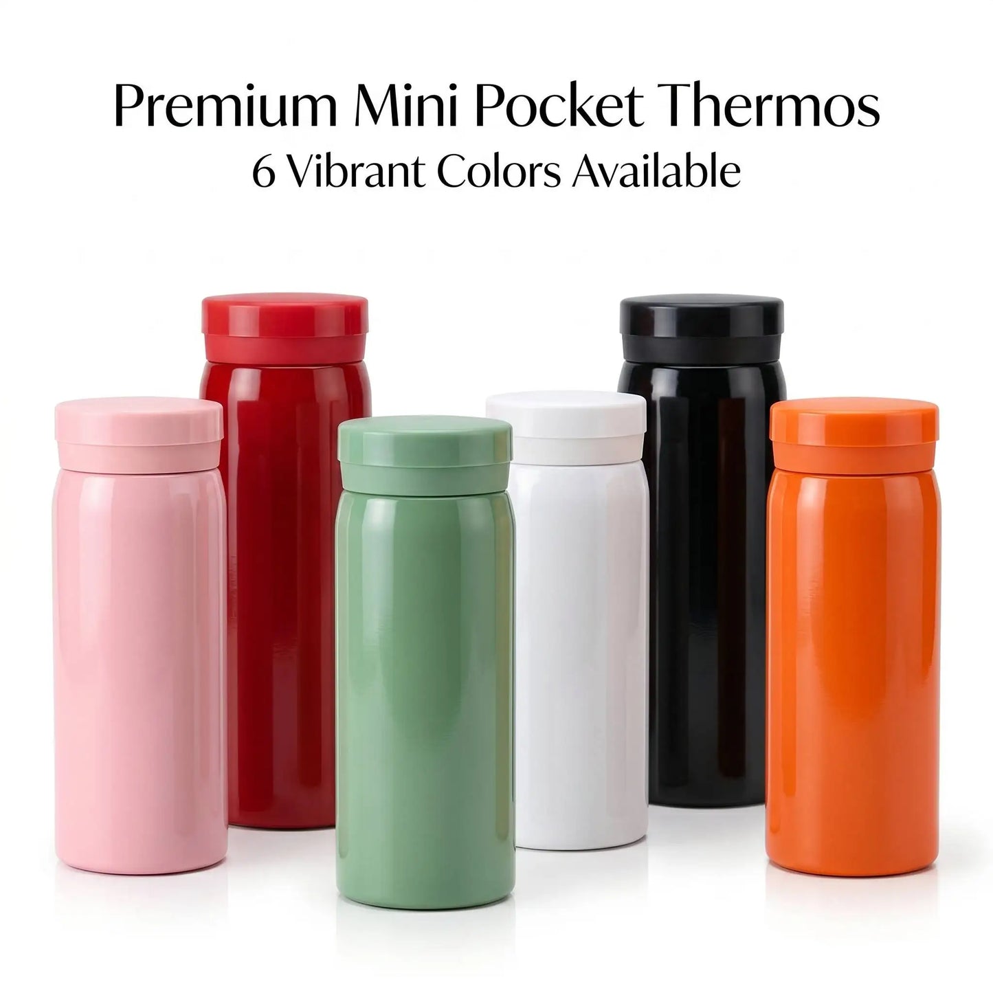 Custom Logo Simple Business Gifts Stainless Steel Thermos Cup Vacuum Water Bottle Modern Outdoor Mini Pocket Mug