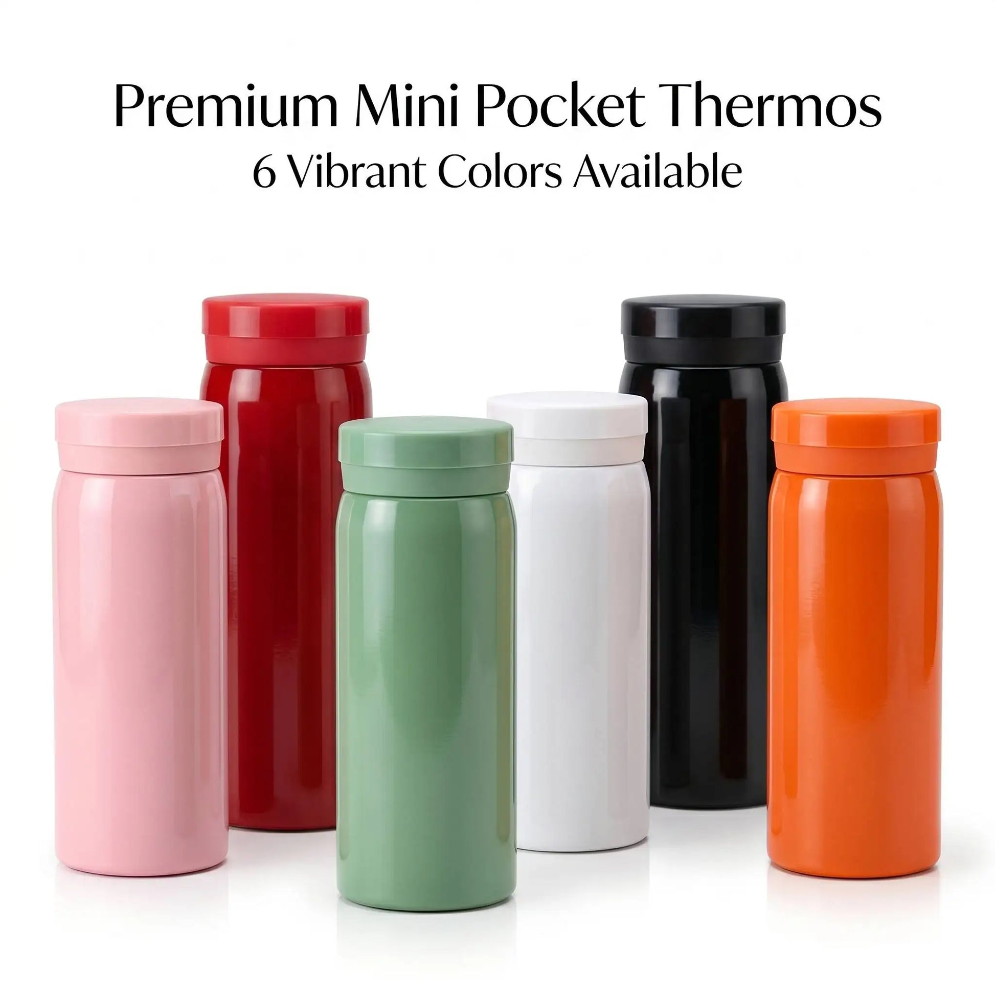 Custom Logo Simple Business Gifts Stainless Steel Thermos Cup Vacuum Water Bottle Modern Outdoor Mini Pocket Mug