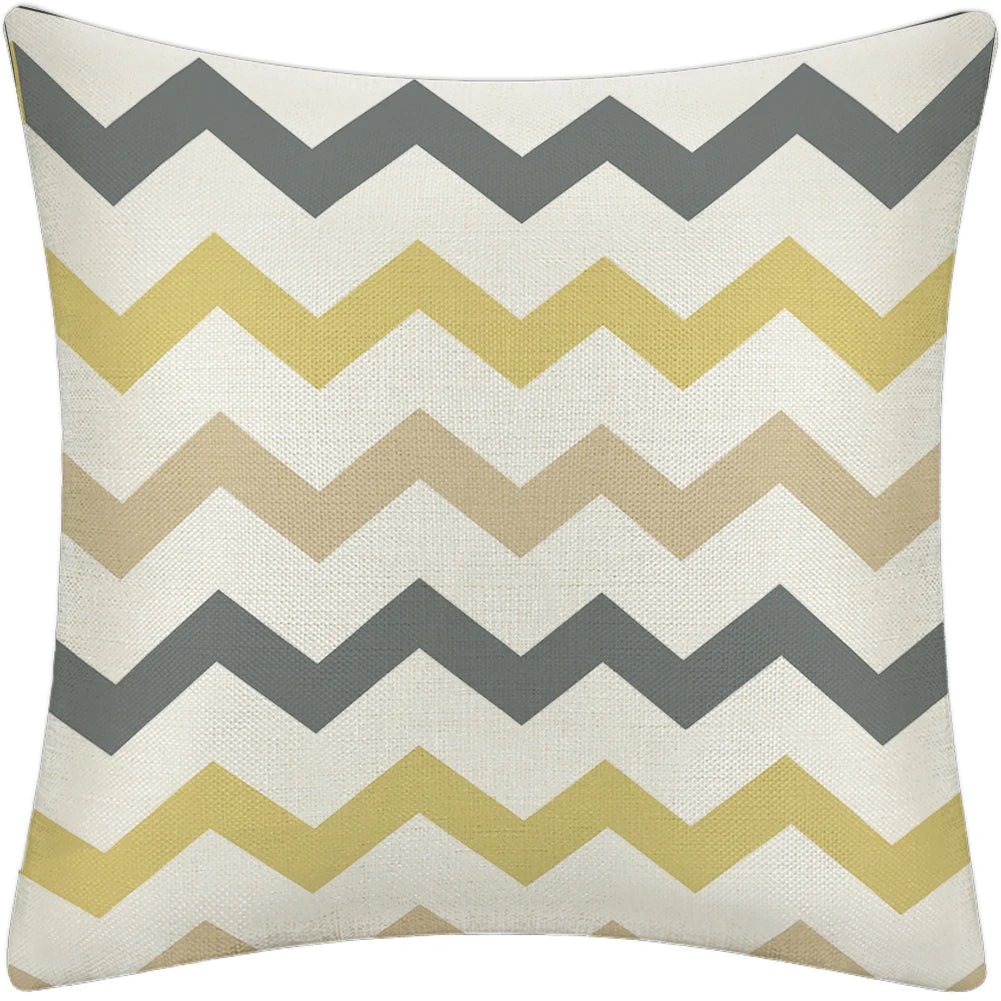 Luxury Modern Striped Geometric Lumbar Throw Pillow Cover Elegant Cushion Case Decorative Pillow for Living Room Couch Sofa