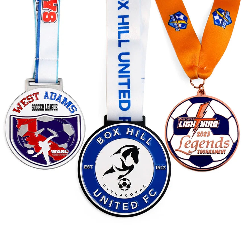 Custom Medals Sports Basketball Volleyball Soccer Football Medals