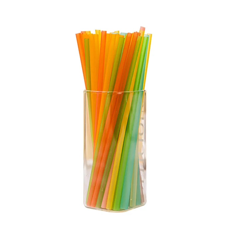 Wholesale Disposable 100% Biodegradable Edible Rice Drinking Straw Pasta Plant-based Straws Best Selling Product New Product 