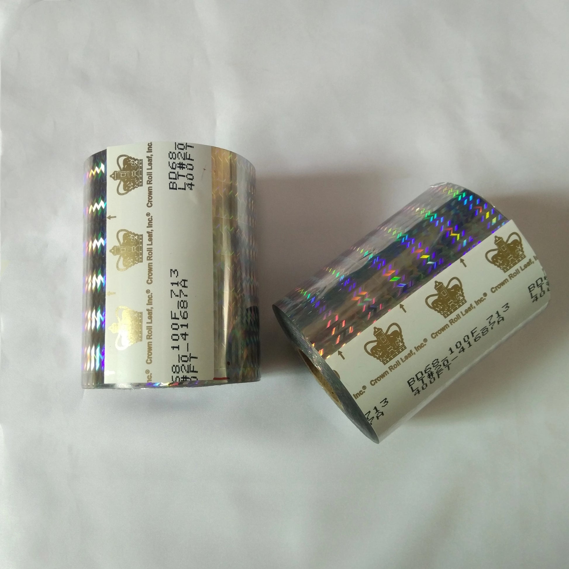 Bonedry 713 Holographic Metallic PET 8CM*120M Roll Hot Stamping Foil for Fishing Lure