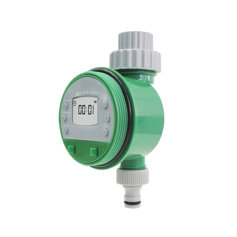 6608 Smart Garden Water Knob Timer Home Automatic Irrigation Controller with Solenoid Power and Diaphragm Structure Valves