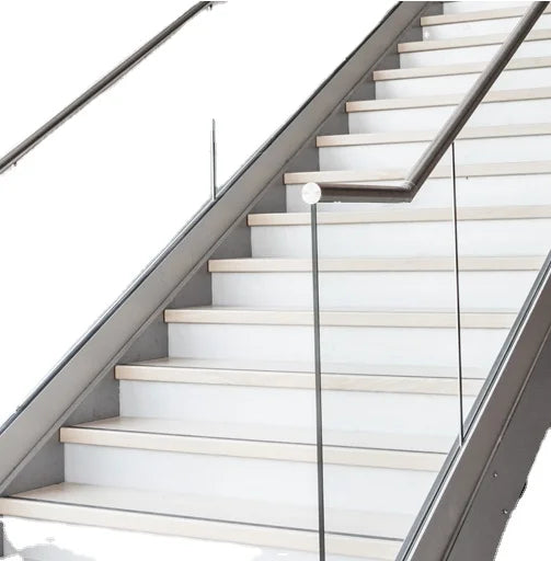 Reilbu Design for Modern Style   Aluminum Stairs U Channel Glass Railing