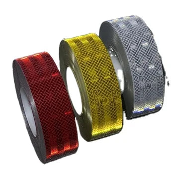 5cm*50m RTLITE Metallized Super Adhesive ECE 104R Safety Warning Sticker Reflective Tape for Heavy Truck