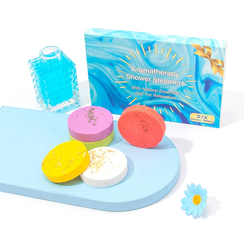 Private Label Vegan Bath Supplies SPA Aromatherapy Shower Steamer Tablets for Relaxation Stress Relief Lavender Home Machine