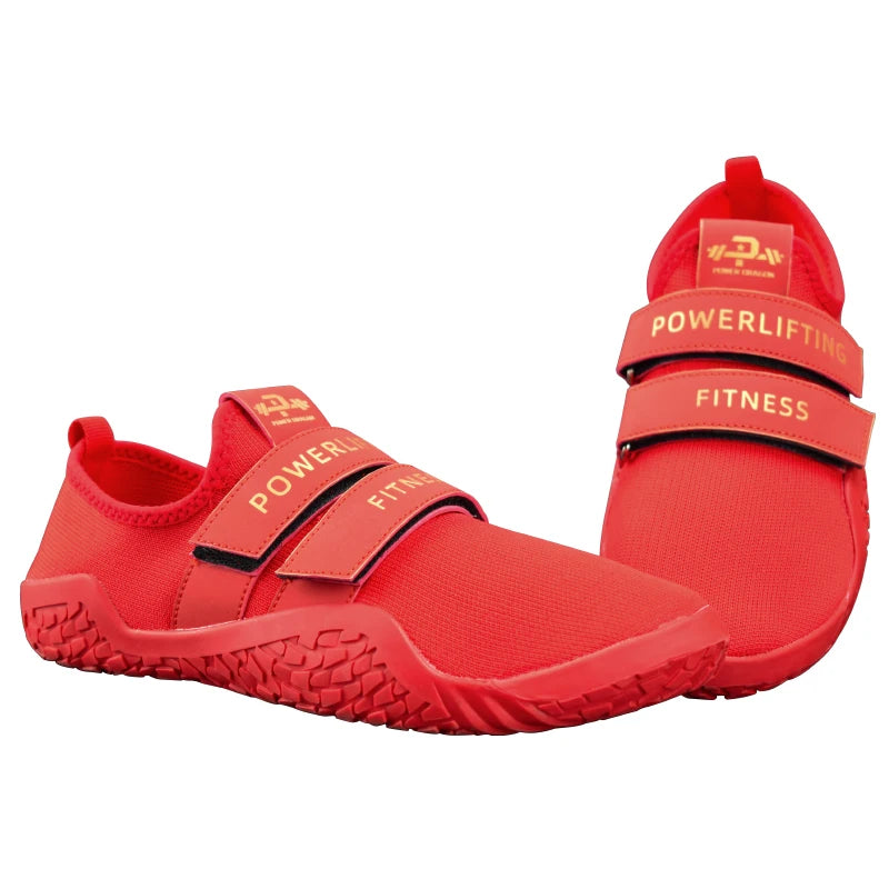PD Squat Hard Pull Shoes Indoor Fitness Training Shoes for Men and Women Powerlifting Sumo Barefoot Breathable Non-slip