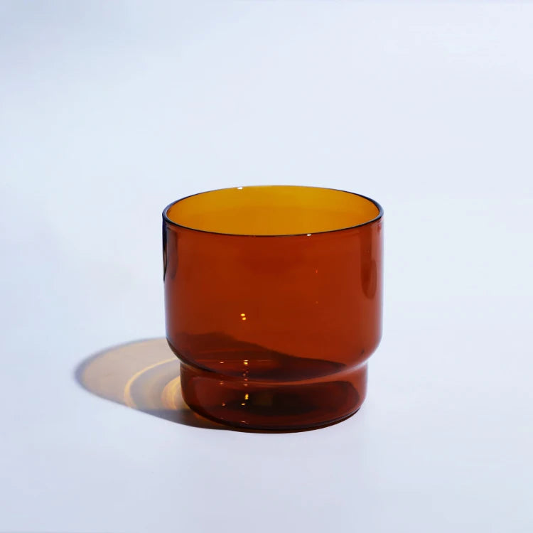 Factory Wholesale Glass Tea Coffee Milk Cups Custom Logo and Package Colored Borosilicate Glass Cups