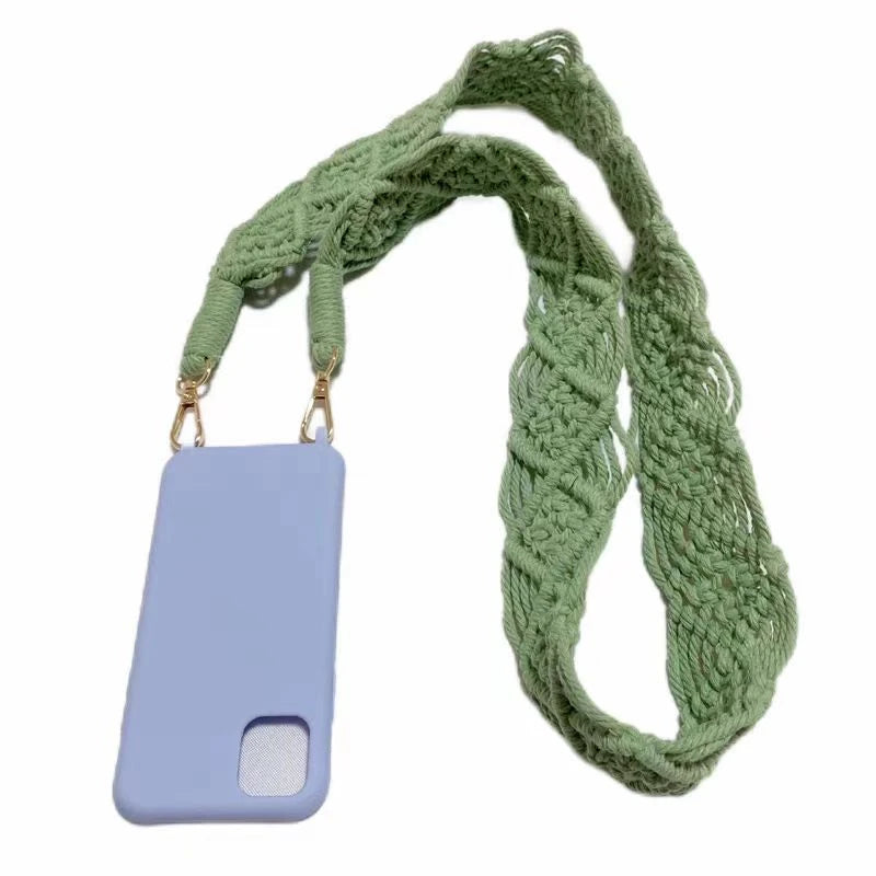 Free Sampels Bohemian Woven Shoulder Straps Macrame Straps Cotton Camera Shoulders
