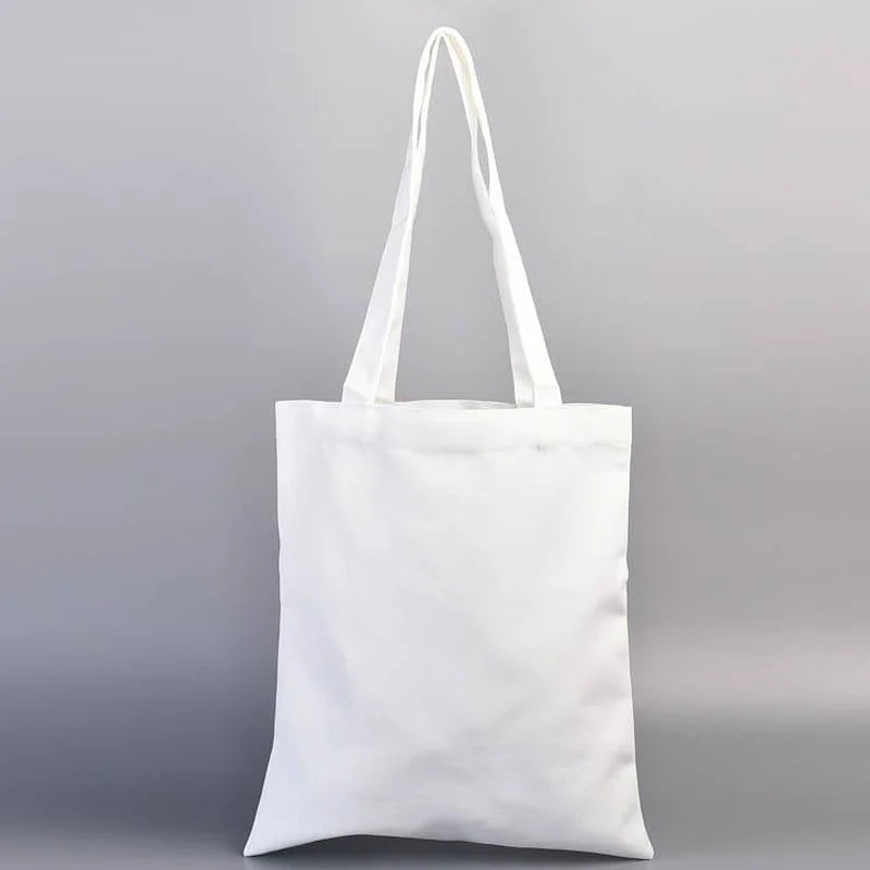 10PCS/Lot 31*37CM Custom Canvas Sublimation Tote Bag Sublimation Shopping Bag Blanks