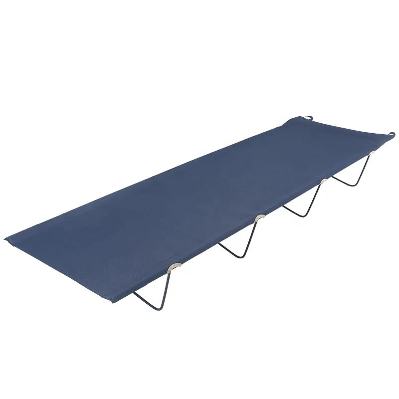 Folding Camping Cot Bed Portable Lightweight Camping Bed Outdoor Heavy Duty Mat Ultralight Travel Sleeping Camping Folding Be