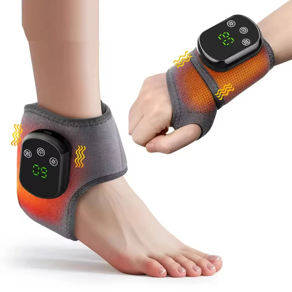 2025 Wrist Brace Hand Protector Electric Heating Ankle Massager Hot Compress Knee Wrap Massage Belt Foot Massager