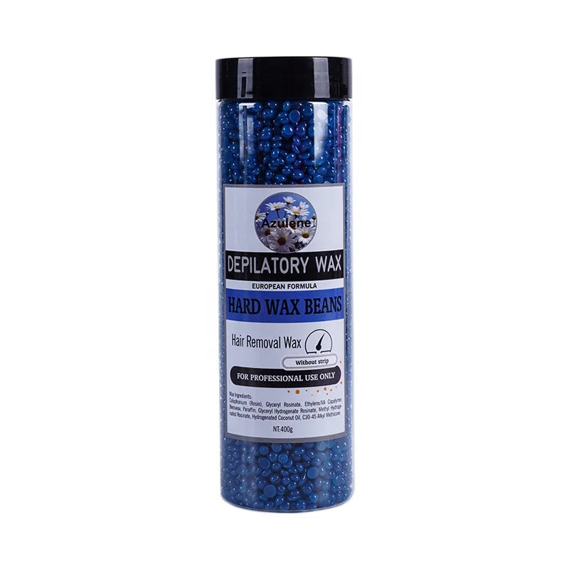 New Package Multicolor 400g Bottle Packed Depilatory Wax Beads Sensitive Skin Hard Wax Beans for Full Body
