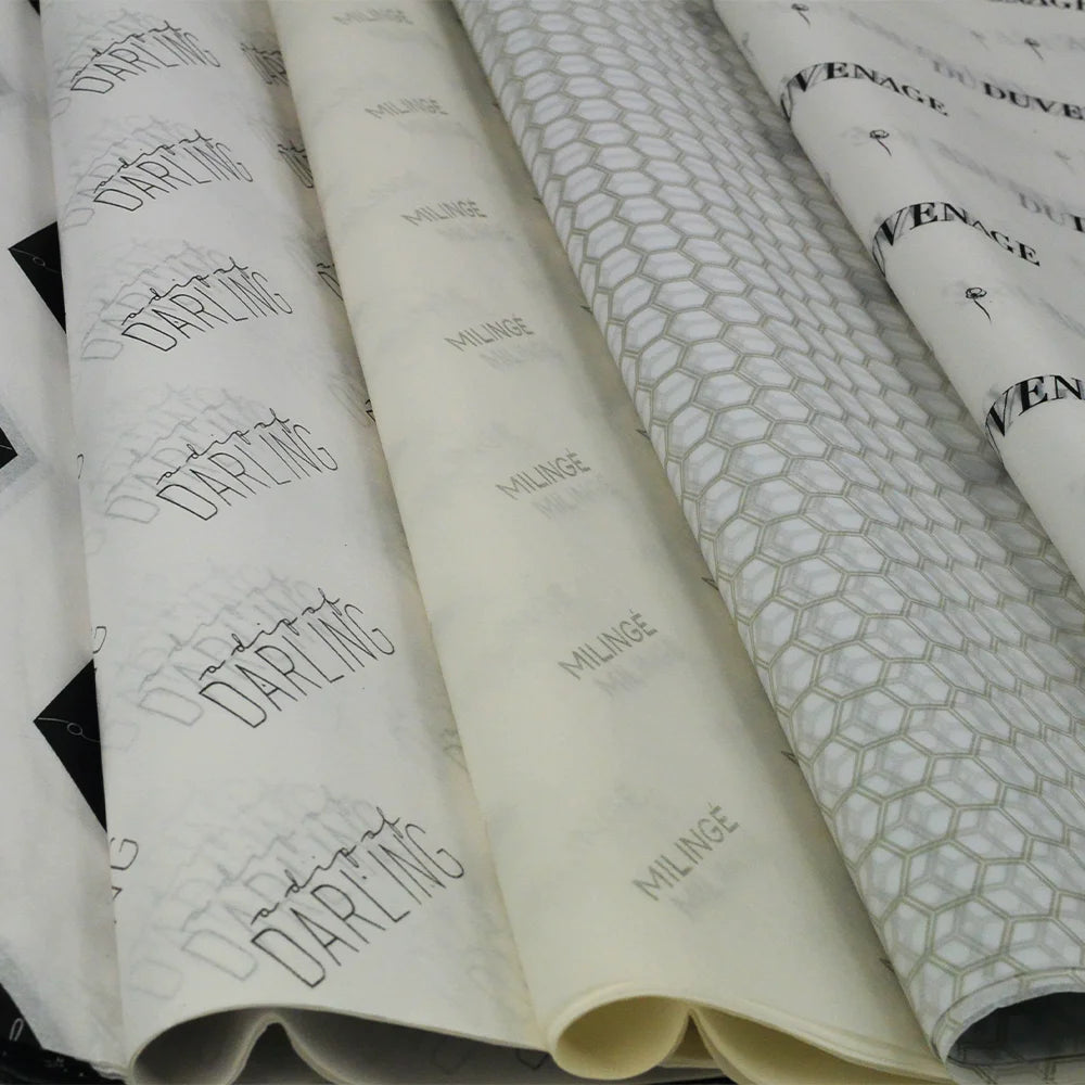 Butcher Paper Tissue Sheets Eco Friendly Custom Logo Printed Silk Paper