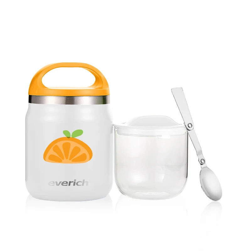 Hot Selling New Design Thermo Food Flask Food Container 600ml Stainless Steel Vacuum Insulated Food Jar