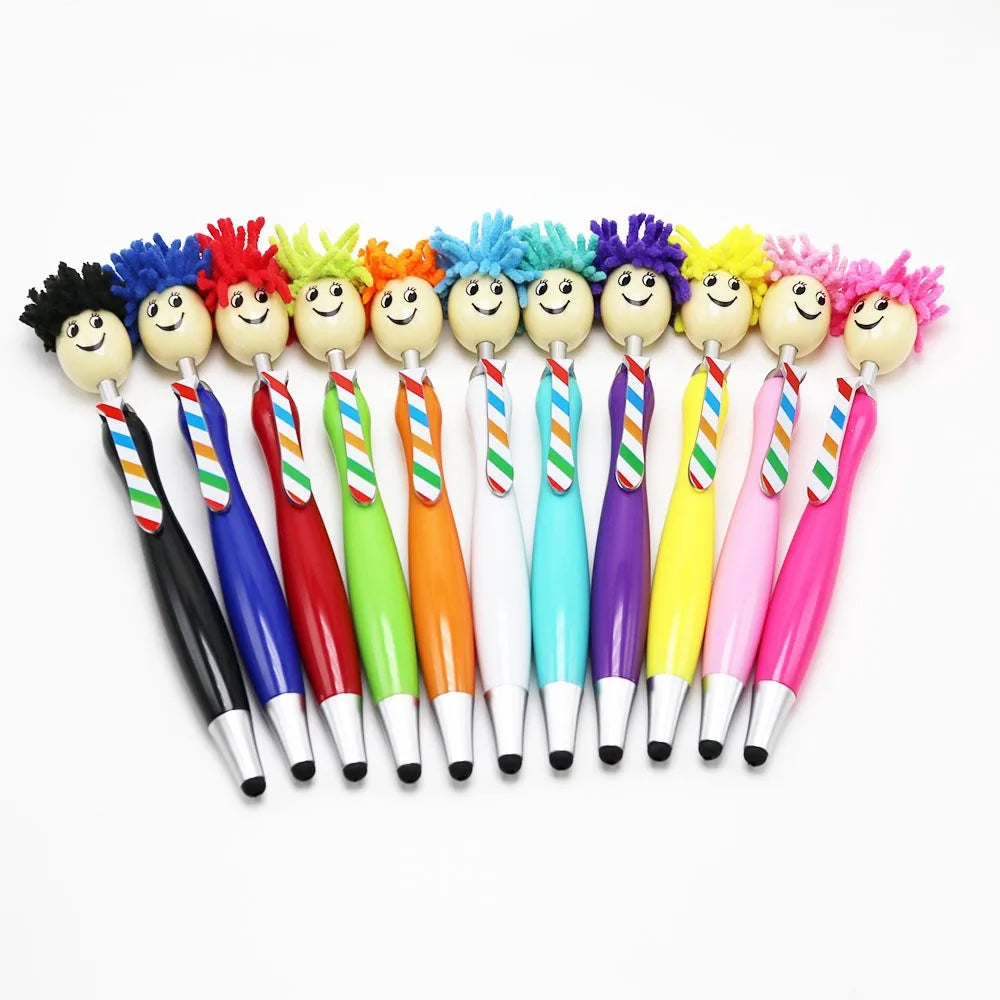 Cute Cartoon Kawaii Pen Novelty Logo Pen Advertising Ballpoint Pen with Custom Logo Promotional Gift