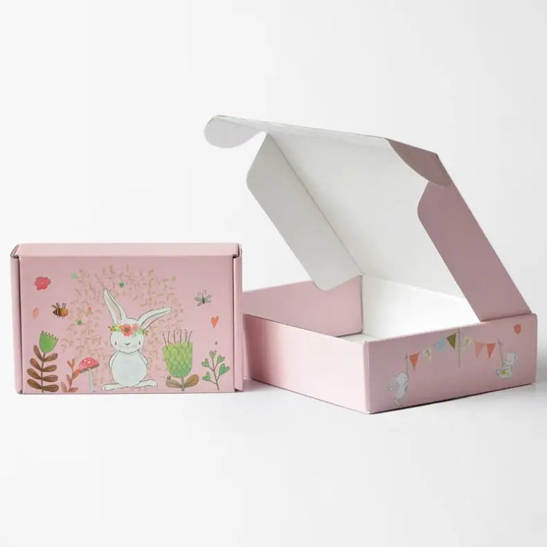 XiMan Custom Print Colored Folding Cosmetic Packing Postal Box Custom Packaging Mailer Shipping Corrugated Cardboard Paper Bo