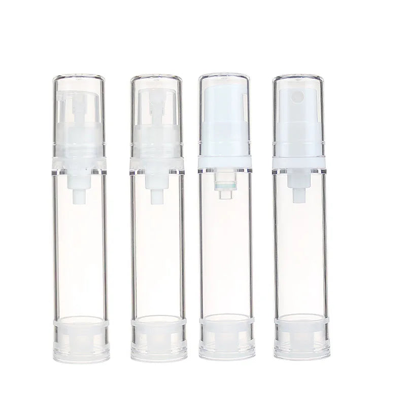 5ml 10ml 15ml Plastic Airless Vacuum Bottles 5ml 10ml 15ml Mini Travel Airless Perfume Spray Bottle Airless Lotion Pump Bottl
