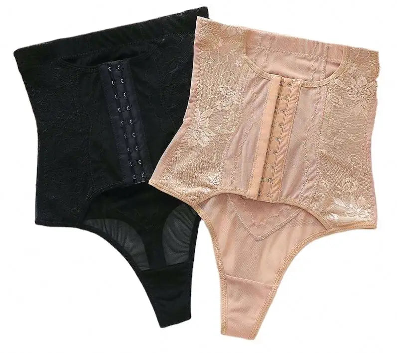 High Waist Trainer Panties Thong Body Shaper Slimming Briefs Tummy Control Corset Butt Lifter Shapewear Thong