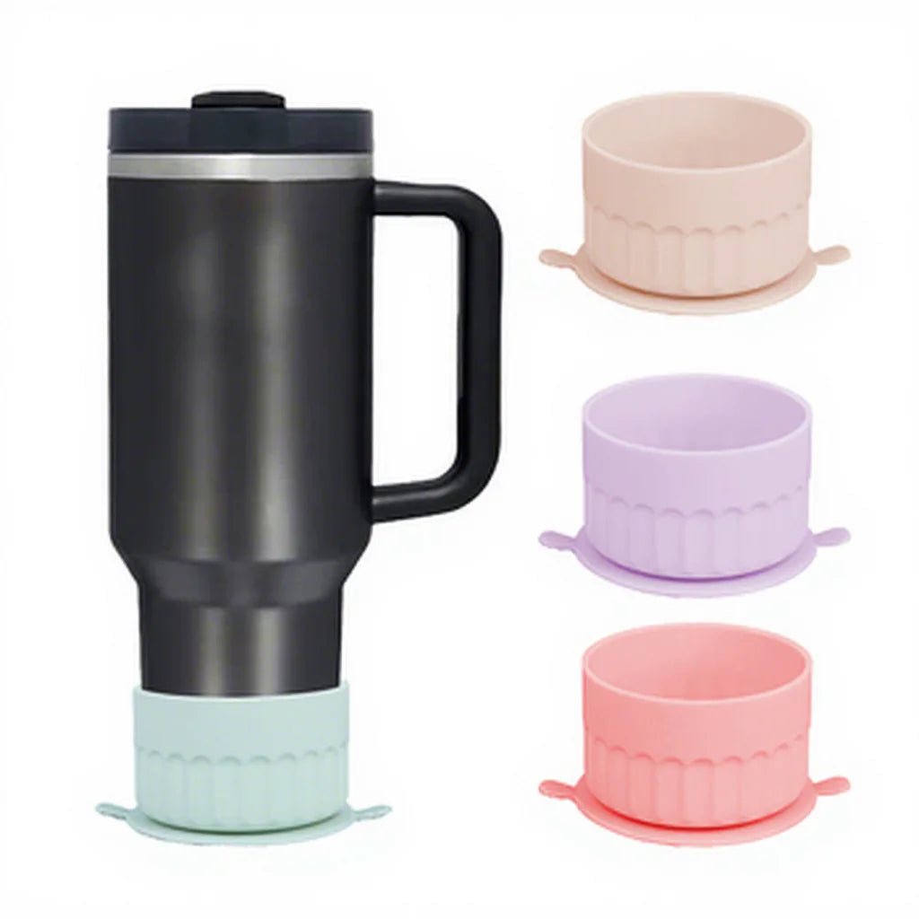 New Product Ideas 2024 Safe Silicone Accessory Set for Cups Tumbler Accessories Gift Items for Business Drinkware Accessories