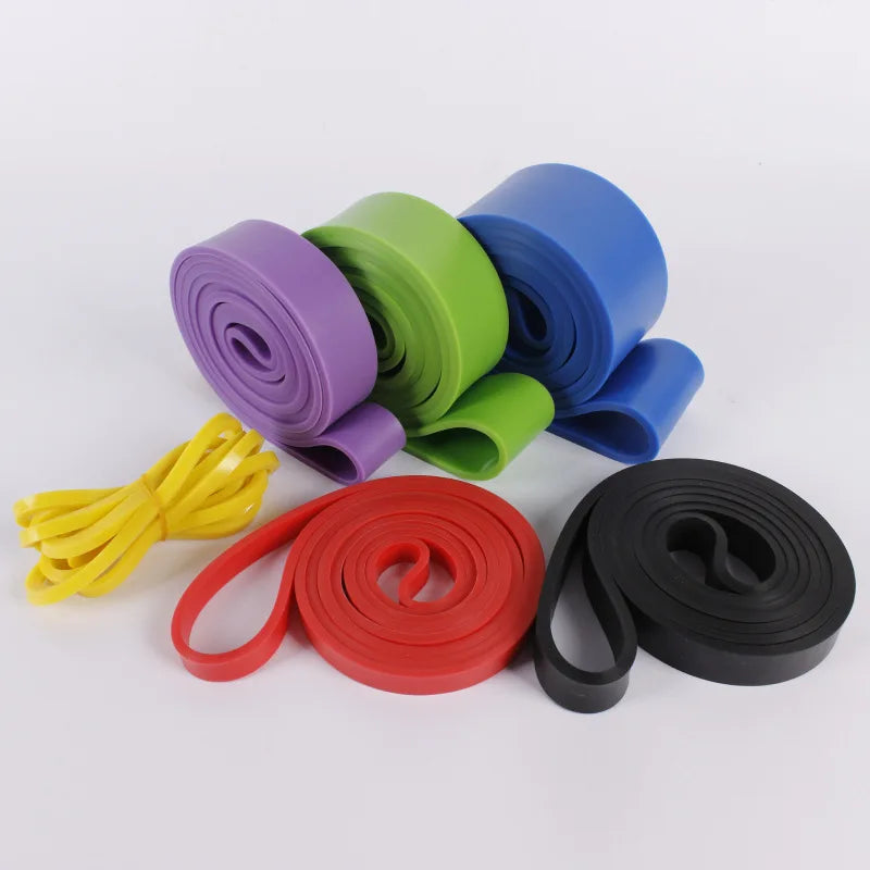 Coexistence Custom Logo Fitness Yoga Training Gym Voodoo Floss Stretch Elastic Exercise Latex Rubber Flat Resistance Band Rol