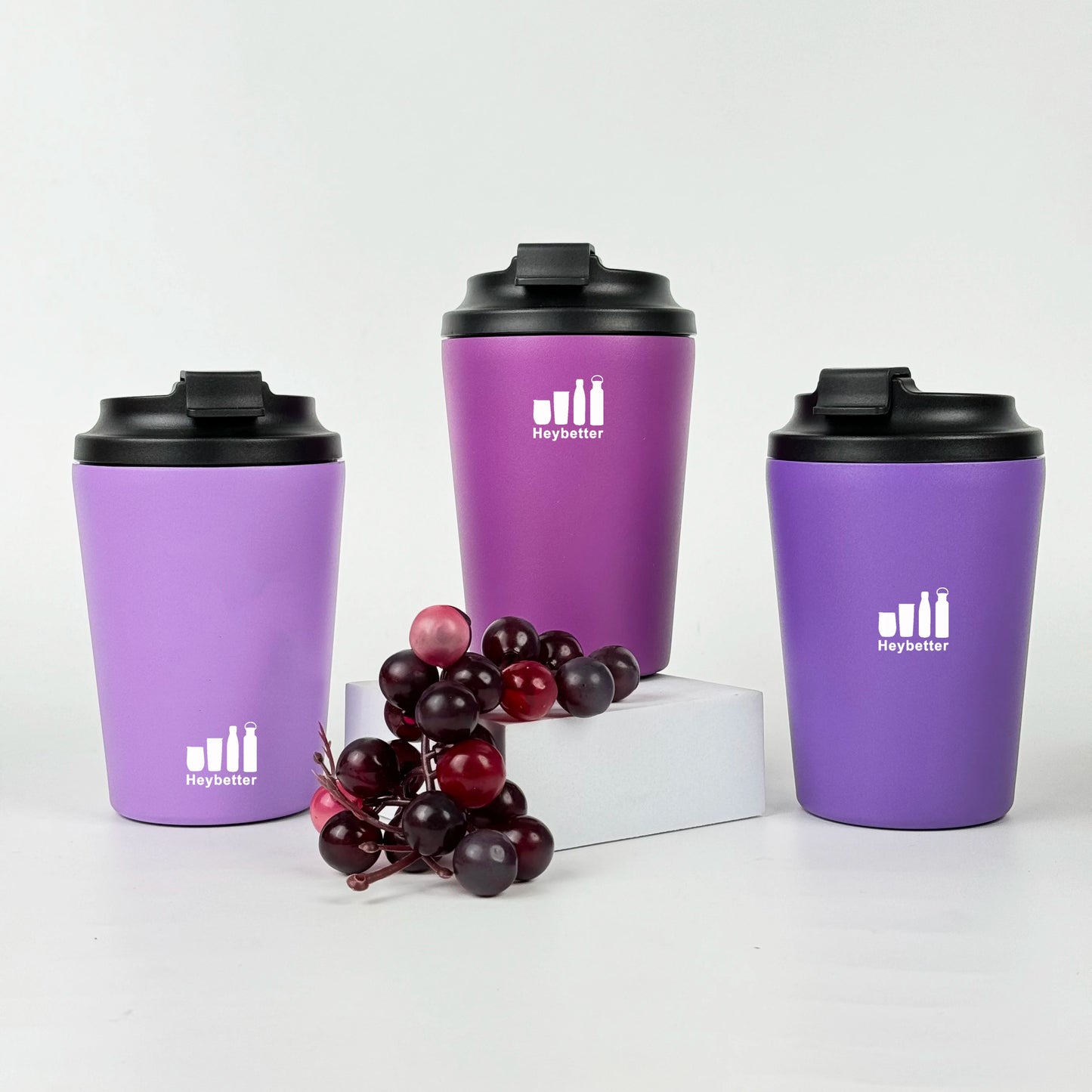 12 Ounce Leak-Proof 8oz 12oz Reusable Tumbler Stainless Steel Double Wall Coffee Travel Sport Tea Mug BPA-free Sustainable Cu