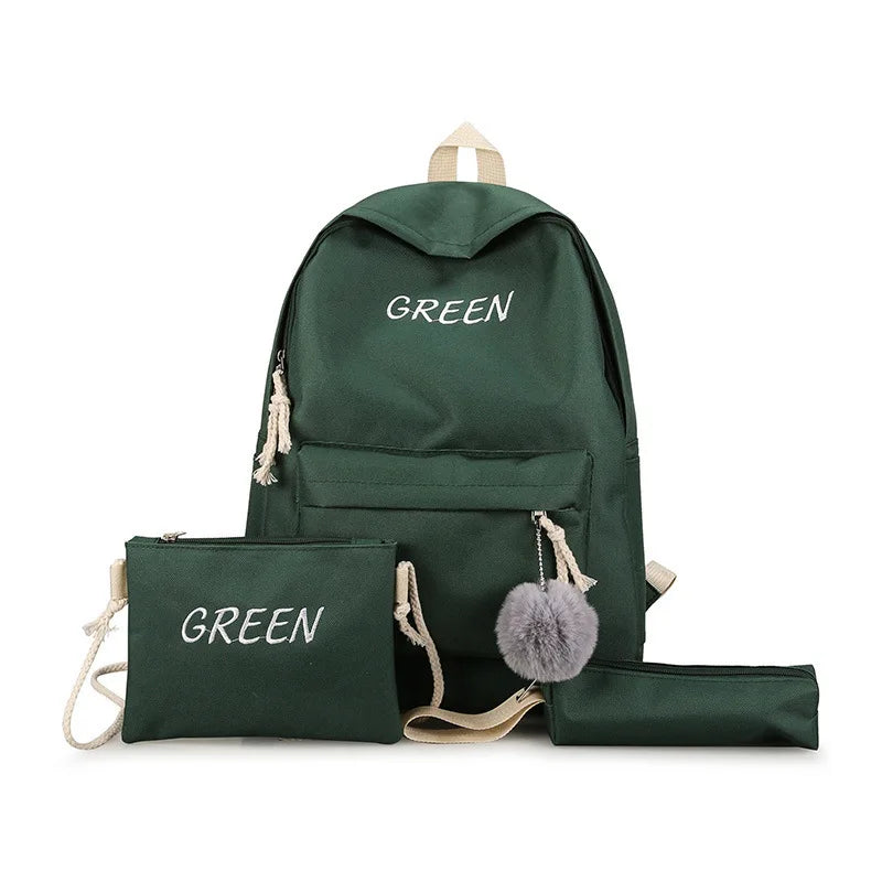 Lovely 1-3rd & 6-12 Years School Backpack Set Super Value Anti-Theft Open Style National for 6-12 Years for School Bag