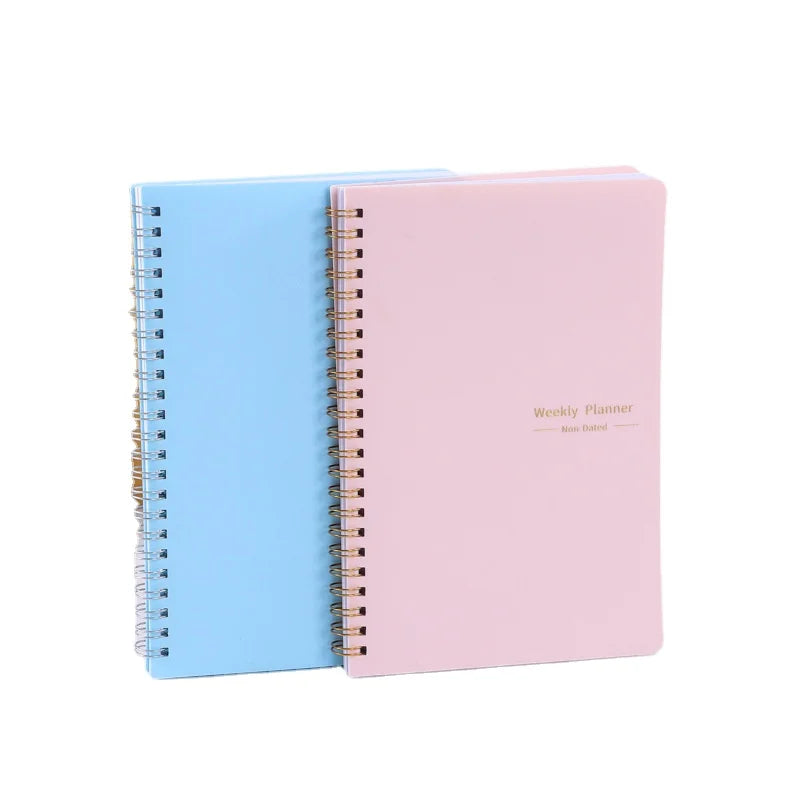 Travel Productive Agenda 2024 2025 Dividers Fitness Journal and Planner Magnetic Budget Planner En Cuir for Fridge Workouts