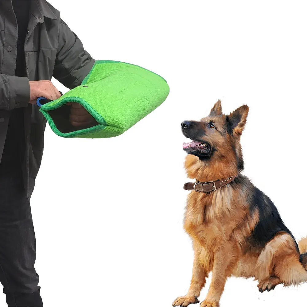 Tear-Resistant Dog Bite Training Sleeve Heavy Duty for GSD Malinois  Dogs Bite Protection Gear with Handle Aggressive Chewers