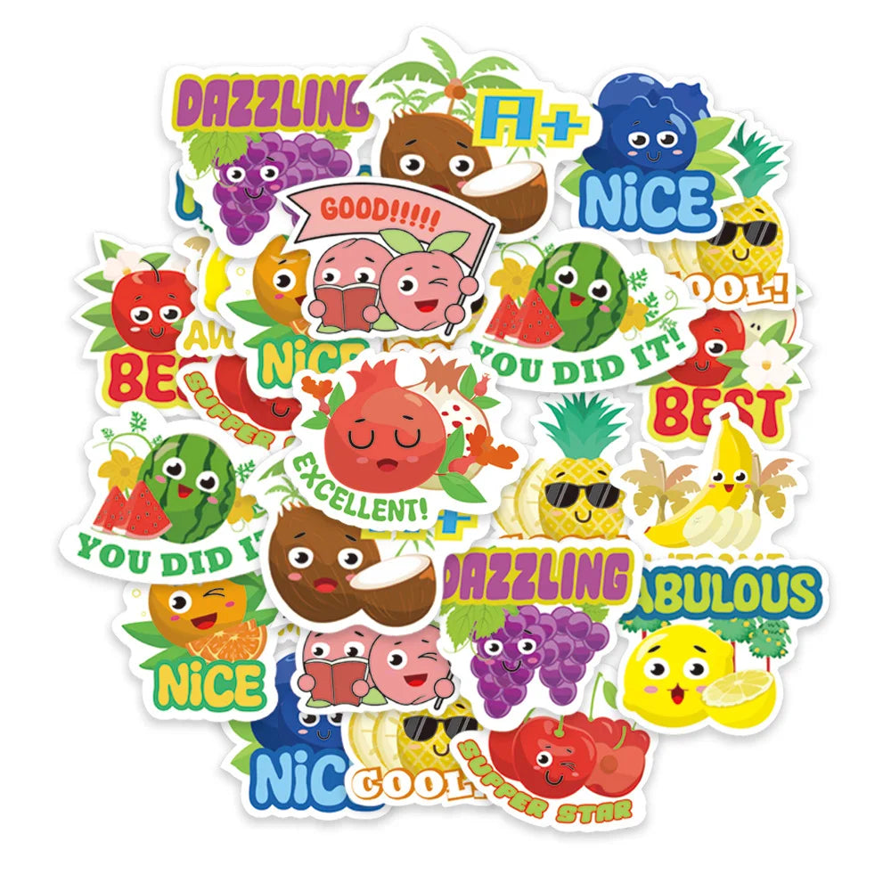 Children's Scratch-off Stickers Fruit Scent Can Be Rubbed to Create Fragrance Bonus Stickers