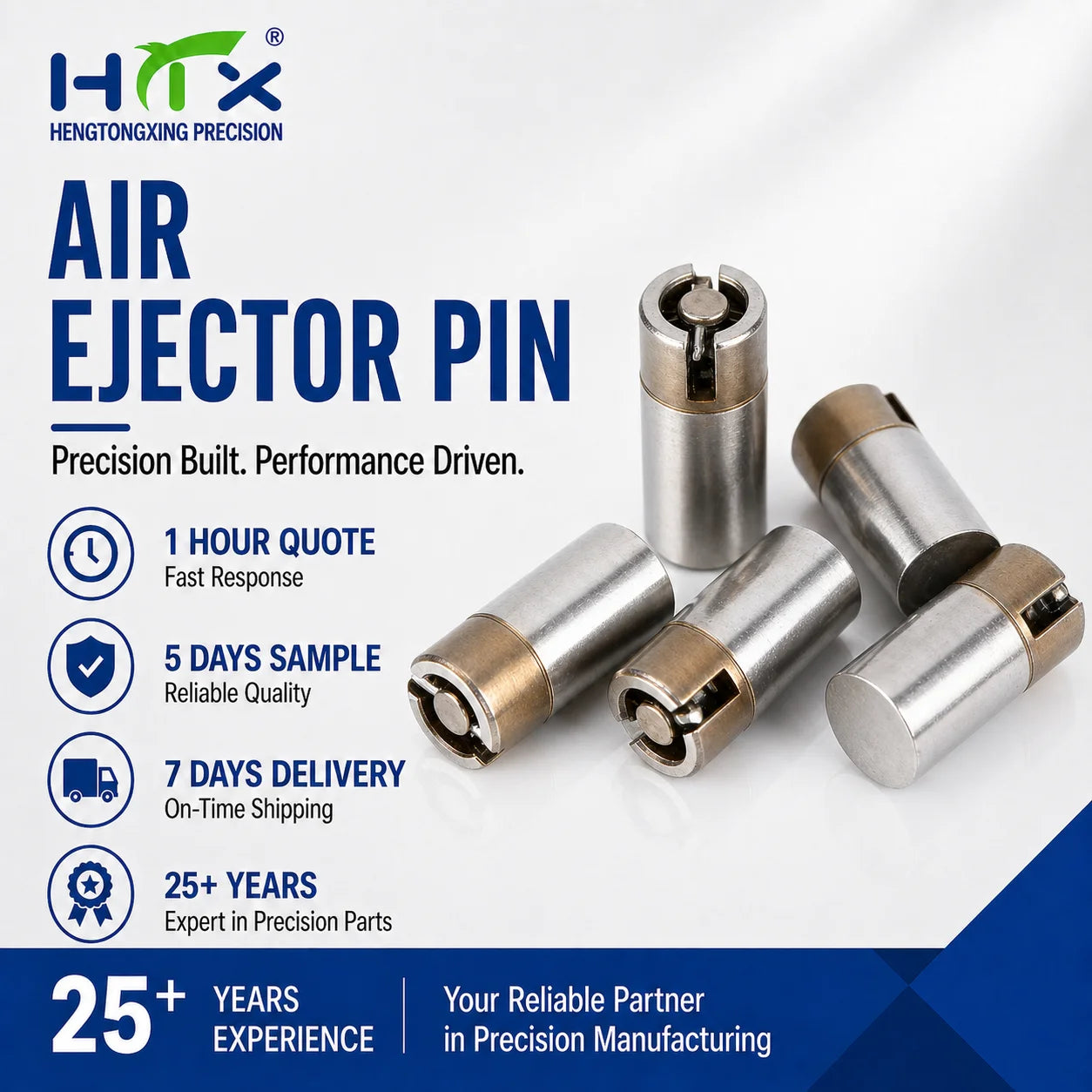 Super Die Air Molds Ejector Pin Rectangular Pins Large Speed Machinery Specification Thimble Product Category Moulds