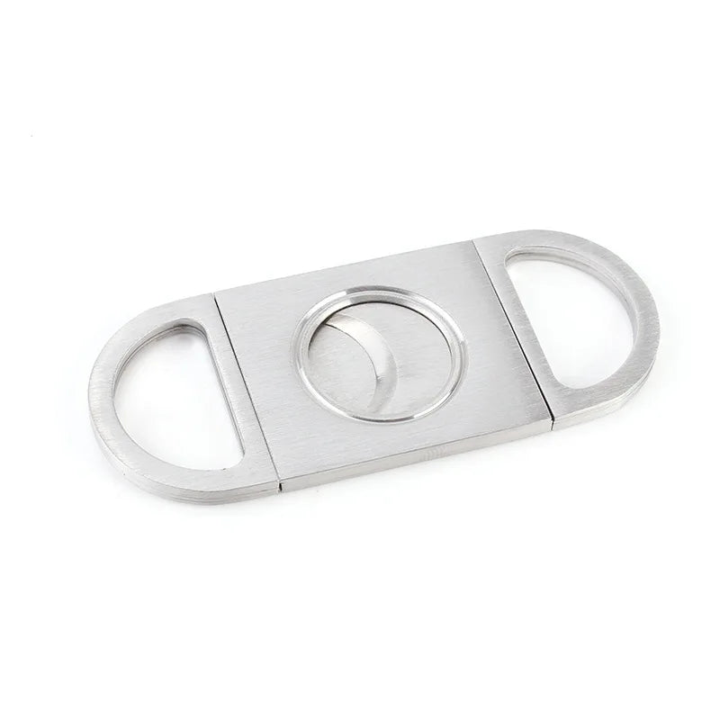 2025 Qianxun Factory Wholesale Stainless Steel Half Bottom Pliers Punch Cigar Accessories Tools Cigar Cutter