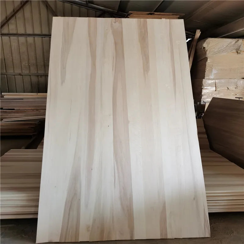 Factory Wholesale 1220*2440mm Poplar Wood Poplar Solid Wood Panel for Furniture Decoration