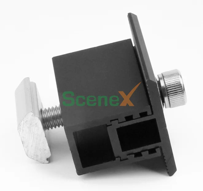 Solar Panel Adjustable 30~45mm Aluminum Middle Clamp Photovoltaic Mounting Accessories